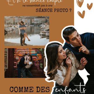 Et si ta séance couple ne ressemblait pas à une séance photo ? ✨
« Comme des enfants », c’est une parenthèse. Un moment où on se retrouve en ville, sans pression, sans pose à réussir. 

On choisit un lieu qui vous parle : le vôtre, ou celui que je vous propose. On marche, on discute, on rit, on joue. Pendant 1h30, vous êtes juste ensemble. Vraiment.

Avant ça, on prend le temps. Un appel, pour que je comprenne qui vous êtes, ce que vous aimez, ce qui vous fait rire, ce qui vous lie. Pour que ce moment vous ressemble à vous, et pas à n’importe qui.

Et à la fin, il reste quoi ? Une cinquantaine d’images. Pas des photos figées. Mais des souvenirs vivants, spontanés, un peu imprévisibles - comme vous ! Des images à glisser dans ta valise à souvenirs. Celles que tu regarderas plus tard en te disant : « ça, c’était vraiment nous » ❤️

Si tu as envie de vivre ça à deux, les réservations sont ouvertes ! Tu peux simplement venir m’écrire 💌😉
.
www.elielle.fr
.
#commedesenfants #photodecouple #photographeprovence