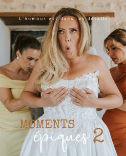 Au vu du succès rencontré par mon premier épisode des « moments épiques », il semblerait que nous ayons collectivement besoin de rétablir une vérité :
Non, un mariage n’est pas un éditorial de mode de 12 heures !
Heureusement... 😅

Parce qu’entre les photos Pinterest parfaitement cadrées et la réalité, il y a souvent un monde. Un monde dans lequel quelqu’un trébuche. Quelqu’un éclate de rire au mauvais moment. Quelqu’un fait une grimace absolument mémorable pendant la cérémonie. Et où certaines personnes semblent oublier toute notion de dignité après minuit. 🍾
Et franchement ? C’est exactement pour ça qu’on les aime.
Parce qu’un mariage, ce n’est pas seulement beau. C’est vivant. C’est un mélange de joie, d’émotions, de maladresse, de spontanéité et de chaos parfaitement organisé. Ce sont les larmes qui coulent sur un maquillage fraîchement réalisé. Les enfants qui refusent catégoriquement de coopérer avec le programme officiel des festivités. Les témoins qui racontent des anecdotes qu’il aurait peut-être mieux valu garder secrètes. 🫣

Bref. La vraie vie. Et la vraie vie est rarement lisse. Je crois même que les souvenirs les plus précieux se cachent souvent dans ces moments-là. Ceux qui n’étaient pas prévus, qui ne rentreront jamais dans une checklist de mariage parfait, ceux qui vous ressemblent vraiment.

Alors voici votre rappel du jour : le jour de votre mariage, vous avez le droit d’être vous-même ! De rire trop fort. De pleurer. De danser bizarrement. De porter des baskets sous votre robe. De raconter des blagues nulles (surtout celle des 2 œufs dans le frigo 😂 dédicace à ma copine qui se reconnaîtra). Ou de manger votre pièce montée avec autant d’élégance qu’un enfant de 4 ans.

Personne ne vous en voudra. 🫶🏻

Et si quelqu’un vous juge... dites-vous que les moments les plus mémorables ne sont presque jamais les plus maîtrisés. Et ce sont toujours eux qui finissent dans la valise à souvenirs. 🧳❤️
.
🙏🏻☺️ Merci à tous mes mariés pour ces moments épiques : Juliette & Raphaël, Kathy & Brent, Laura & Louis, Willow & Valentin, Julie & Gabriel, Magali & Benoît, Sacha & Antoine et Laura & Axel. 
.
#momentdrole #photographemariage #vraievie